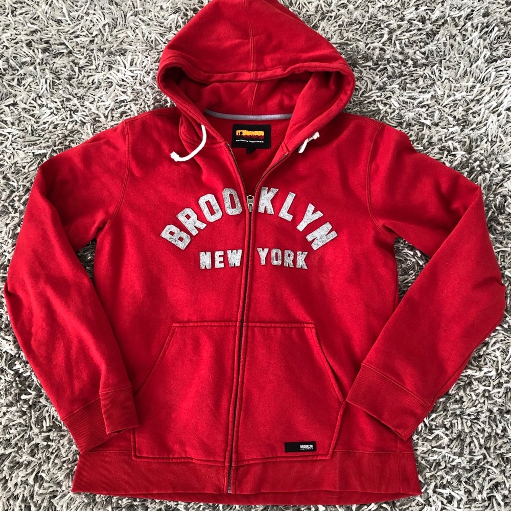 Brooklyn Industries zip-hooded sweatshirt